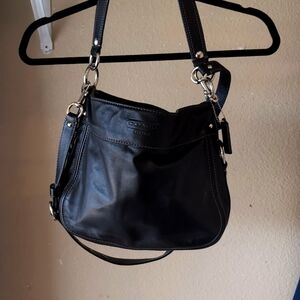 Authentic Coach Black Leather Purse